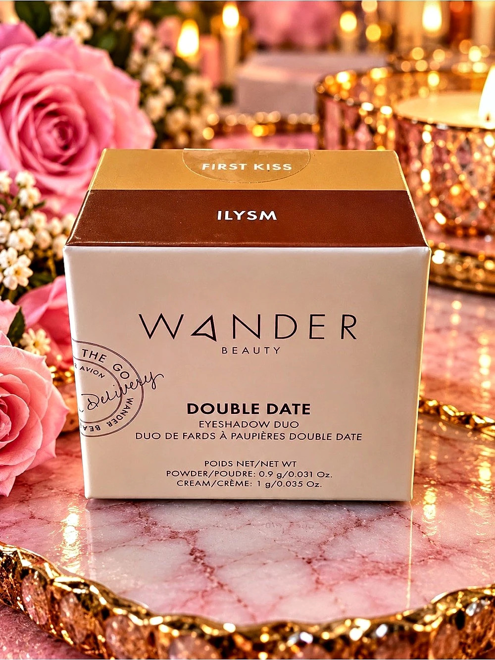 Wander Beauty Double Date Eyeshadow Duo First Kiss/ILYSM NEW SEALED